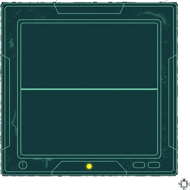 A monitor with a flat line